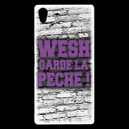 Coque Sony Xperia Z5 Premium Wesh garde la pèche Violet