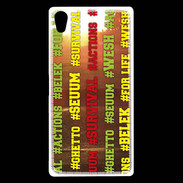 Coque Sony Xperia Z5 Premium Wesh Vert Jaune Sun