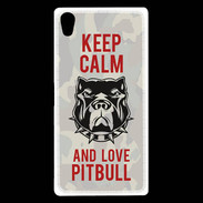 Coque Sony Xperia Z5 Premium Keep calm pitbull 2 ZG