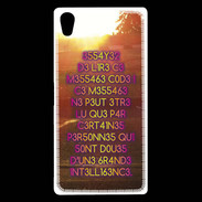 Coque Sony Xperia Z5 Premium Message codé ZG
