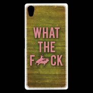 Coque Sony Xperia Z5 Premium What the fuck ZG