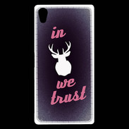 Coque Sony Xperia Z5 Premium In Elan We trust Rouge ZG