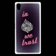 Coque Sony Xperia Z5 Premium In Islam We trust Rouge ZG