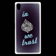 Coque Sony Xperia Z5 Premium In Islam We trust Bleu ZG