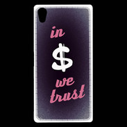 Coque Sony Xperia Z5 Premium In Money We trust Rouge ZG