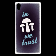 Coque Sony Xperia Z5 Premium In Mushrooms We trust Bleu ZG