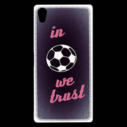 Coque Sony Xperia Z5 Premium In Soccer We trust Rouge ZG