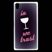 Coque Sony Xperia Z5 Premium In Wine We trust Rouge ZG