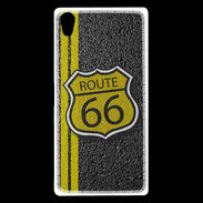 Coque Sony Xperia Z5 Premium route 66 goudron