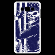 Coque Samsung A7 Tête de mort Biker USA
