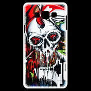 Coque Samsung A7 Tête de mort Graffiti couleur