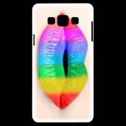 Coque Samsung A7 Bouche Arc en Ciel