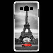 Coque Samsung A7 Vintage Tour Eiffel et 2 cv