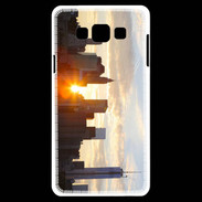 Coque Samsung A7 Couché de soleil sur Manhattan