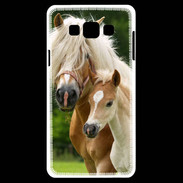 Coque Samsung A7 Cheval et poulain