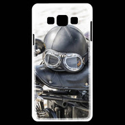 Coque Samsung A7 Casque de moto vintage