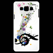 Coque Samsung A7 Farandole de notes de musique 1