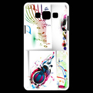 Coque Samsung A7 Abstract musique