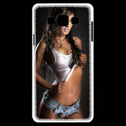 Coque Samsung A7 Belle brune sexy 50