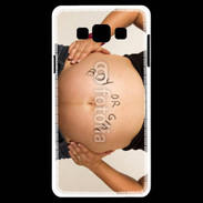 Coque Samsung A7 Femme enceinte ventre 