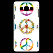 Coque Samsung A7 Symboles de paix