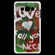 Coque Samsung A7 Love is all you need