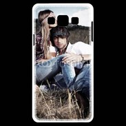 Coque Samsung A7 Hippie amoureux et tranquile