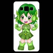Coque Samsung A7 Chibi style illustration of a super-heroine 26