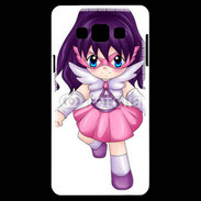 Coque Samsung A7 Chibi style illustration of a super-heroine 25