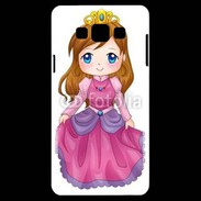 Coque Samsung A7 Cute cartoon illustration of a queen