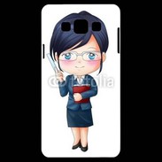Coque Samsung A7 Cute cartoon illustration of a teacher