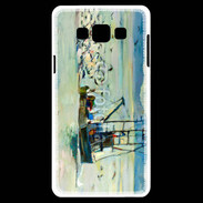 Coque Samsung A7 Peinture bateau de pêche