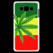 Coque Samsung A7 Drapeau reggae cannabis