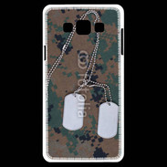 Coque Samsung A7 plaque d'identité soldat américain
