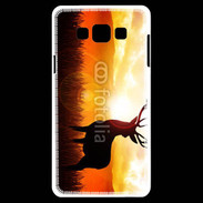 Coque Samsung A7 Silhouette d'un cerf 5