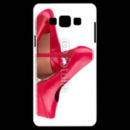 Coque Samsung A7 Escarpins plateformes rouges