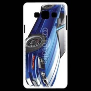 Coque Samsung A7 Mustang bleue