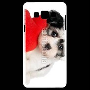 Coque Samsung A7 chiot calin