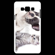 Coque Samsung A7 Duo chien et chat