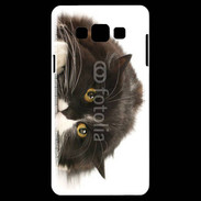 Coque Samsung A7 Chat noir et blanc