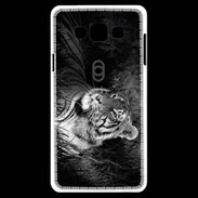 Coque Samsung A7 Tigre du Bengale en noir et blanc