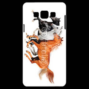 Coque Samsung A7 Trio de chevaux