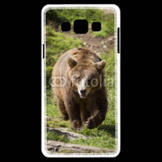 Coque Samsung A7 Ours brun en ballade