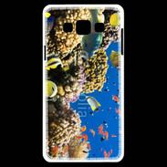Coque Samsung A7 Poisson et coraux de toutes les couleurs