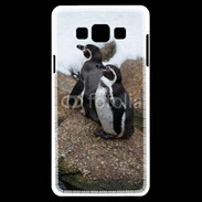 Coque Samsung A7 2 pingouins
