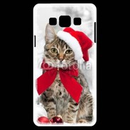 Coque Samsung A7 chat de noël 500