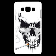 Coque Samsung A7 Tête de mort fumeur
