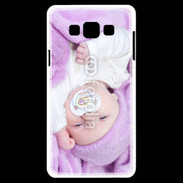 Coque Samsung A7 Amour de bébé en violet