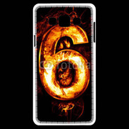 Coque Samsung A7 Six en feu