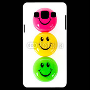 Coque Samsung A7 Smiley colorés 10